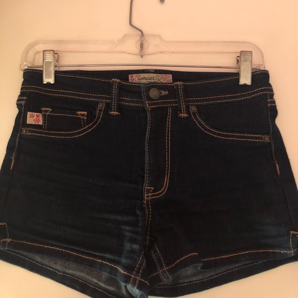 Dark jean shorts